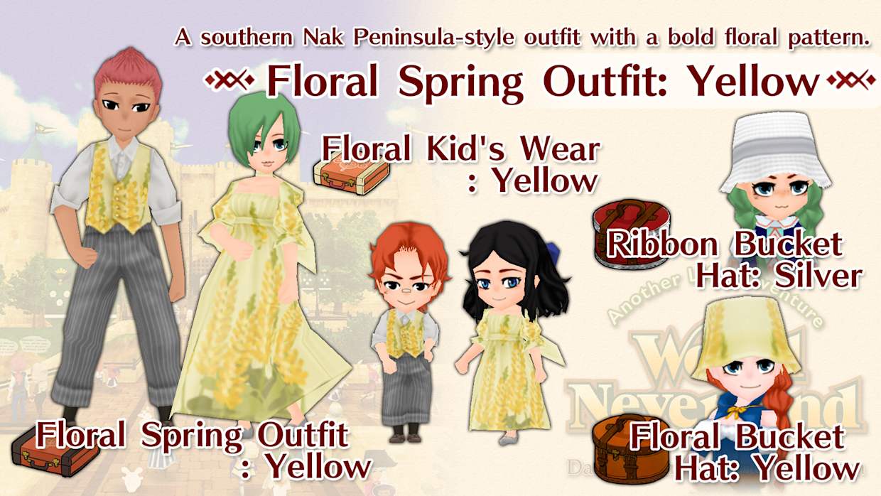 Floral Spring Outfit: Yellow 1