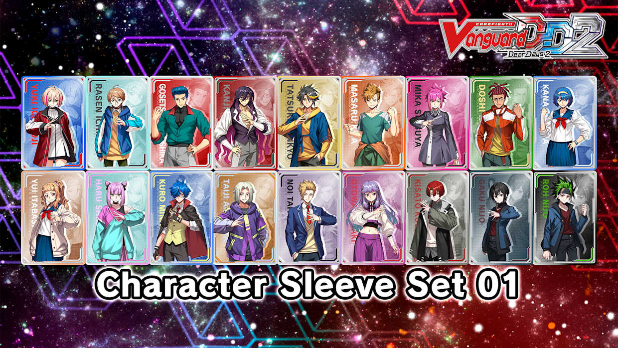 Cardfight!! Vanguard DD 2:Character Sleeve Set 01 1