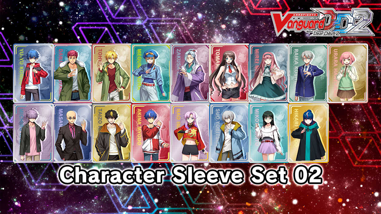 Cardfight!! Vanguard DD 2:Character Sleeve Set 02 1