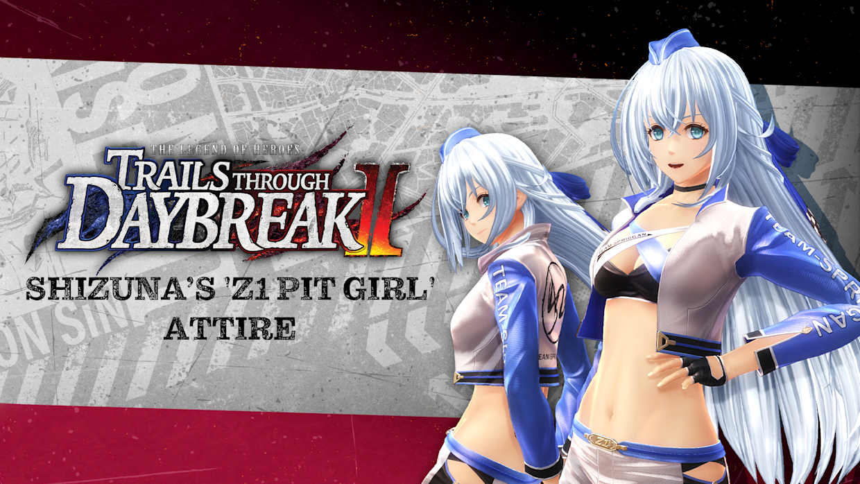 Trails through Daybreak II - Shizuna's 'Z1 Pit Girl' Attire 1