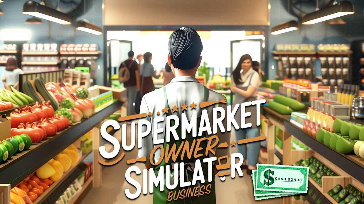 Supermarket Owner Simulator Business: Cash Bonus 1