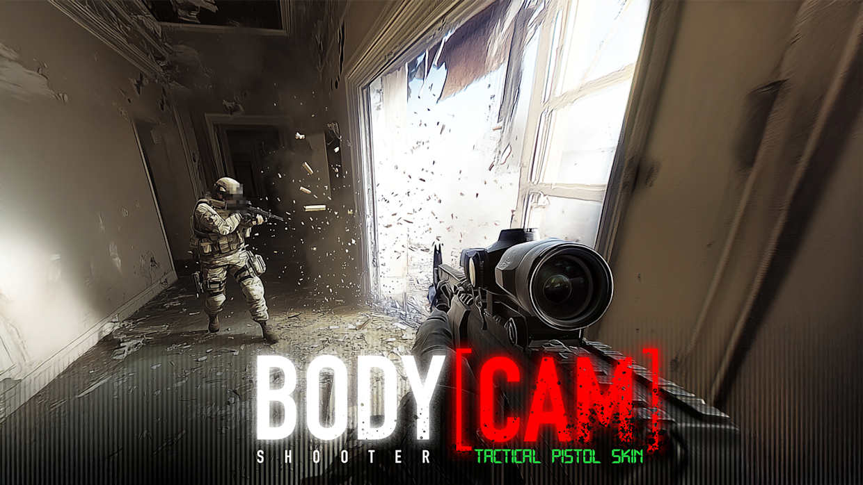 BODY CAM SHOOTER: Tactical Pistol Skin 1