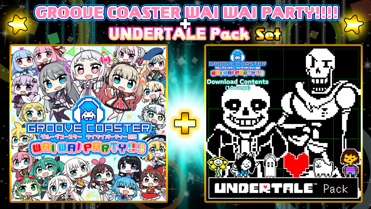 GROOVE COASTER WAI WAI PARTY!!!! + UNDERTALE Pack Value bundle 1