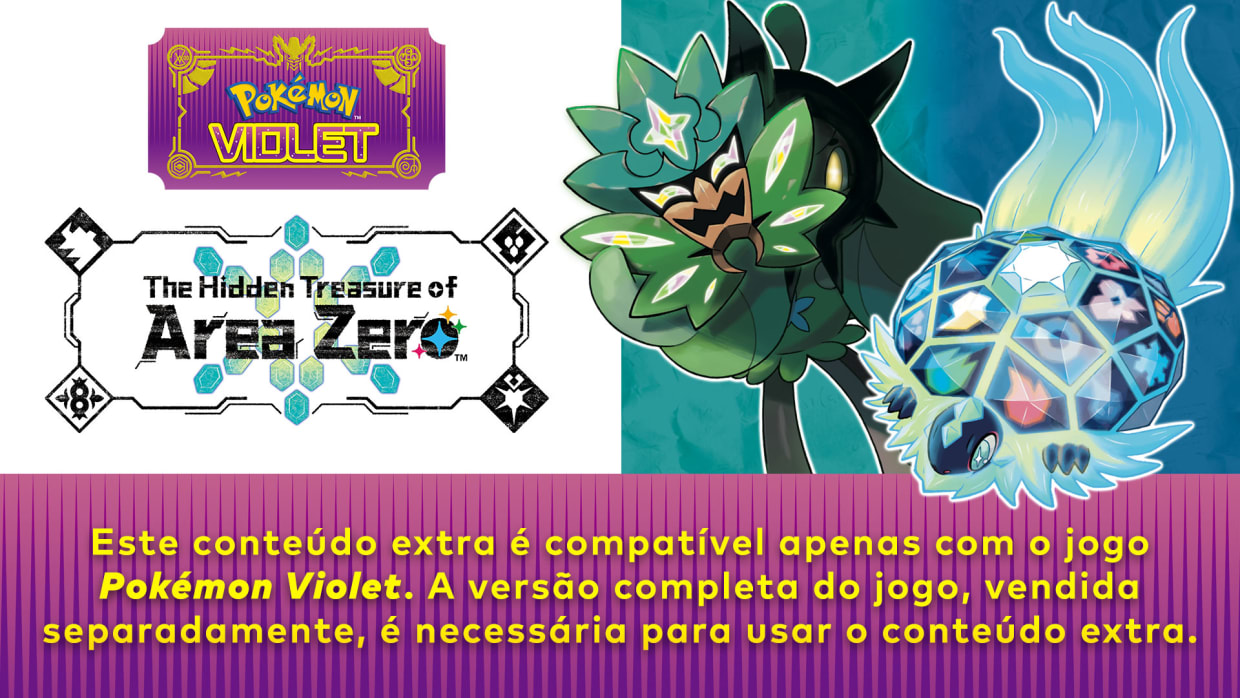 Conteúdo extra The Hidden Treasure of Area Zero para Pokémon™ Violet 1