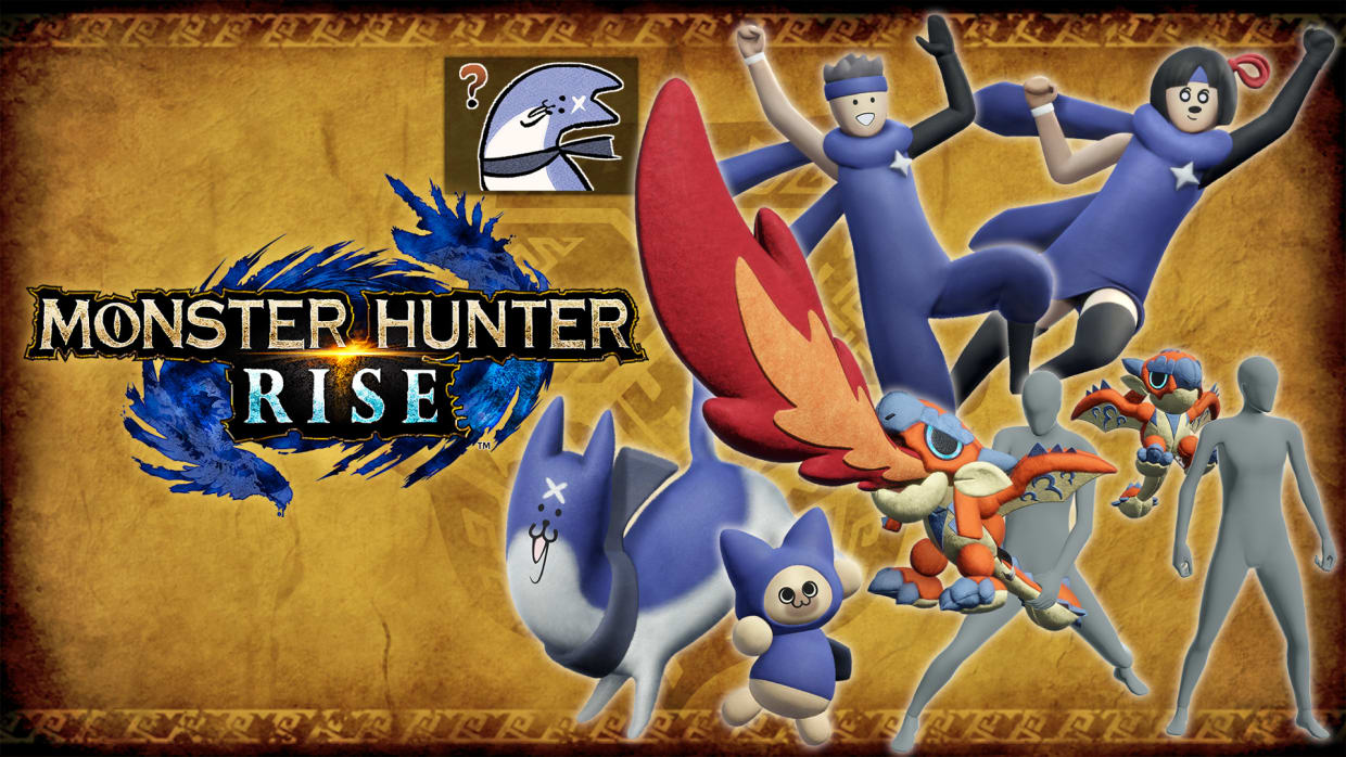 Monster Hunter Rise "Cute & Cuddly Collection" DLC Pack 1