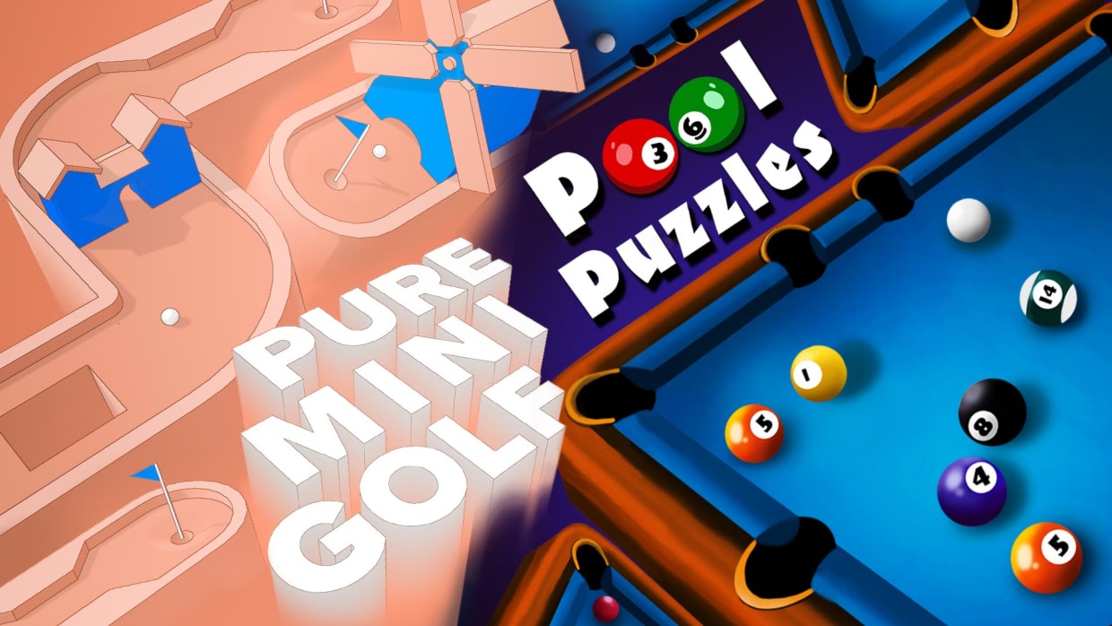 Pure Mini Golf and Pool Puzzles Bundle 1