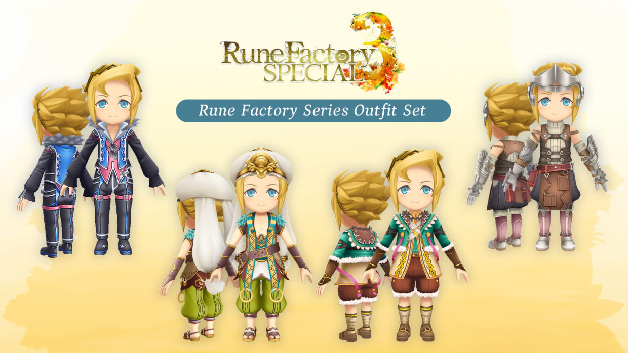 Rune Factory Series Outfit Set 1