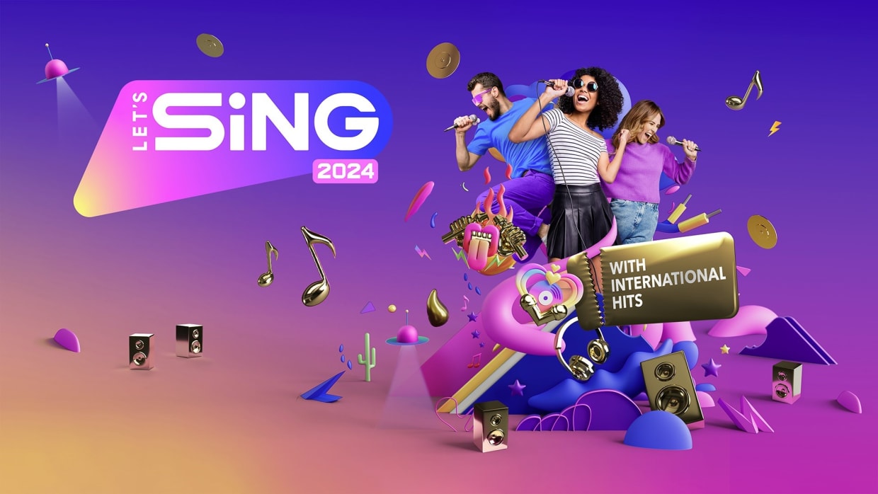 Let's Sing 2024 with International Hits Gold Edition for Nintendo