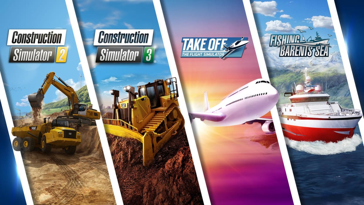 Simulation Gold Bundle: Flight Fishing Construction 1