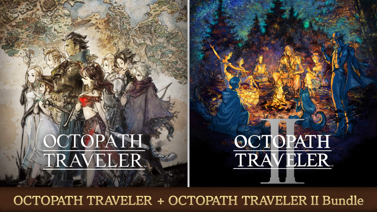 Ensemble OCTOPATH TRAVELER + OCTOPATH TRAVELER II 1