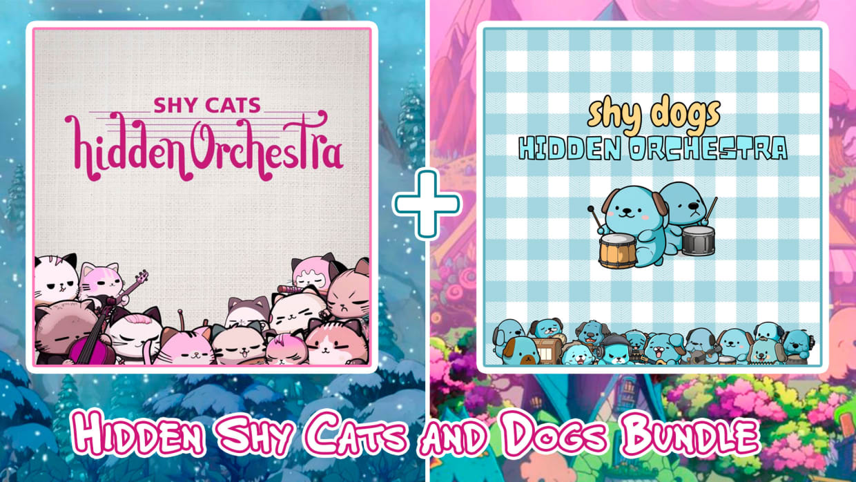 Hidden Shy Cats & Dogs Bundle 1