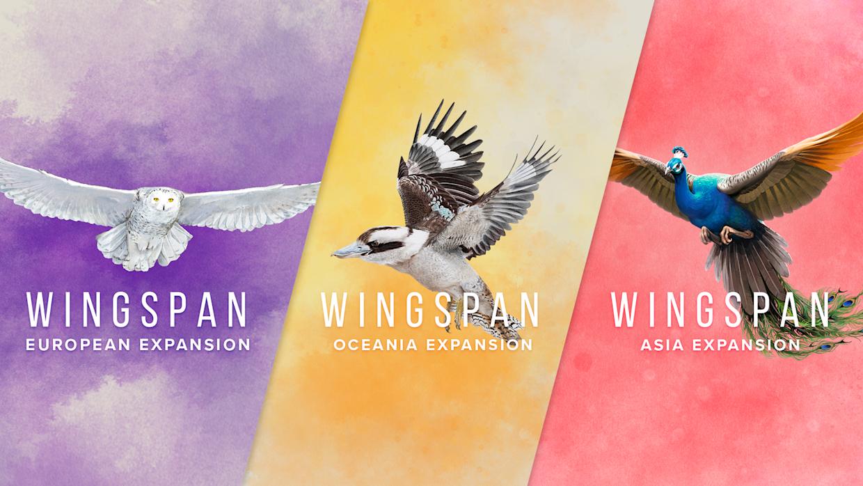 Wingspan: European Expansion + Wingspan: Oceania Expansion + Wingspan: Asia Expansion 1