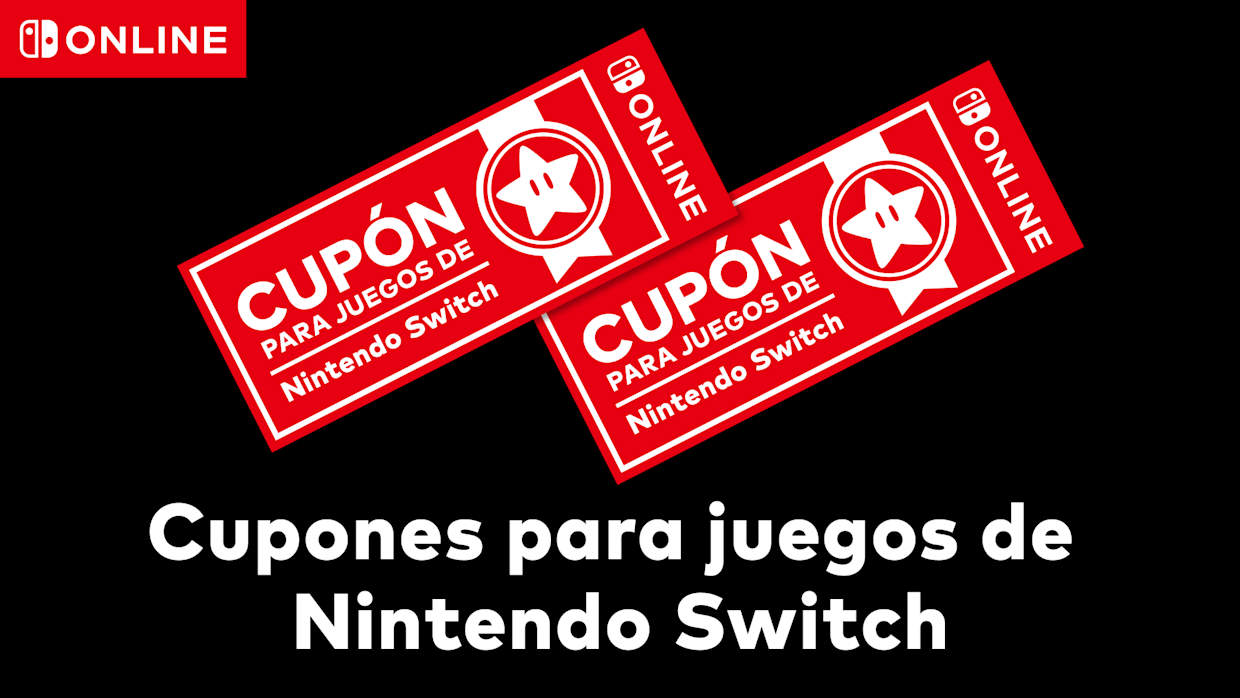 Cupones para juegos de Nintendo Switch
