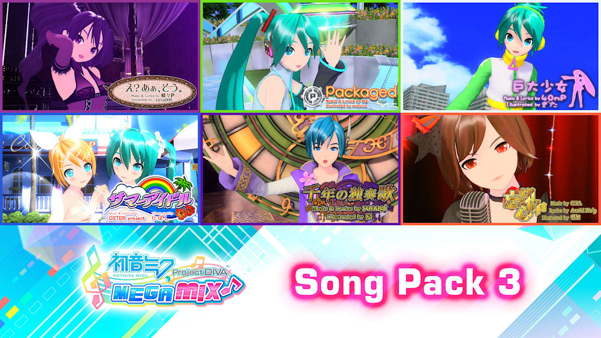 Hatsune Miku: Project DIVA Mega Mix Song Pack 3 for Nintendo