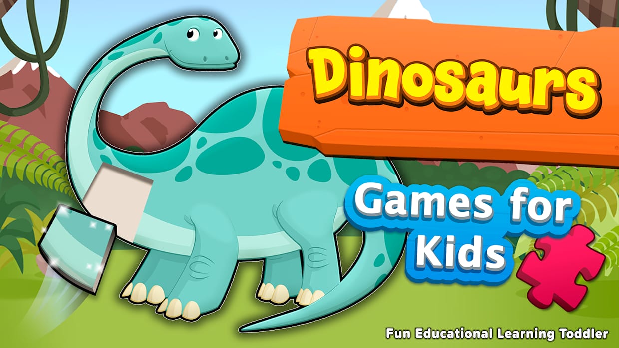 Dinosaurs Puzzle Games for Kids Fun Educational Learning Toddler