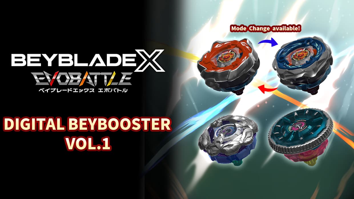 BEYBLADE X EVOBATTLE DIGITAL BEYBOOSTER VOL.1 for Nintendo Switch