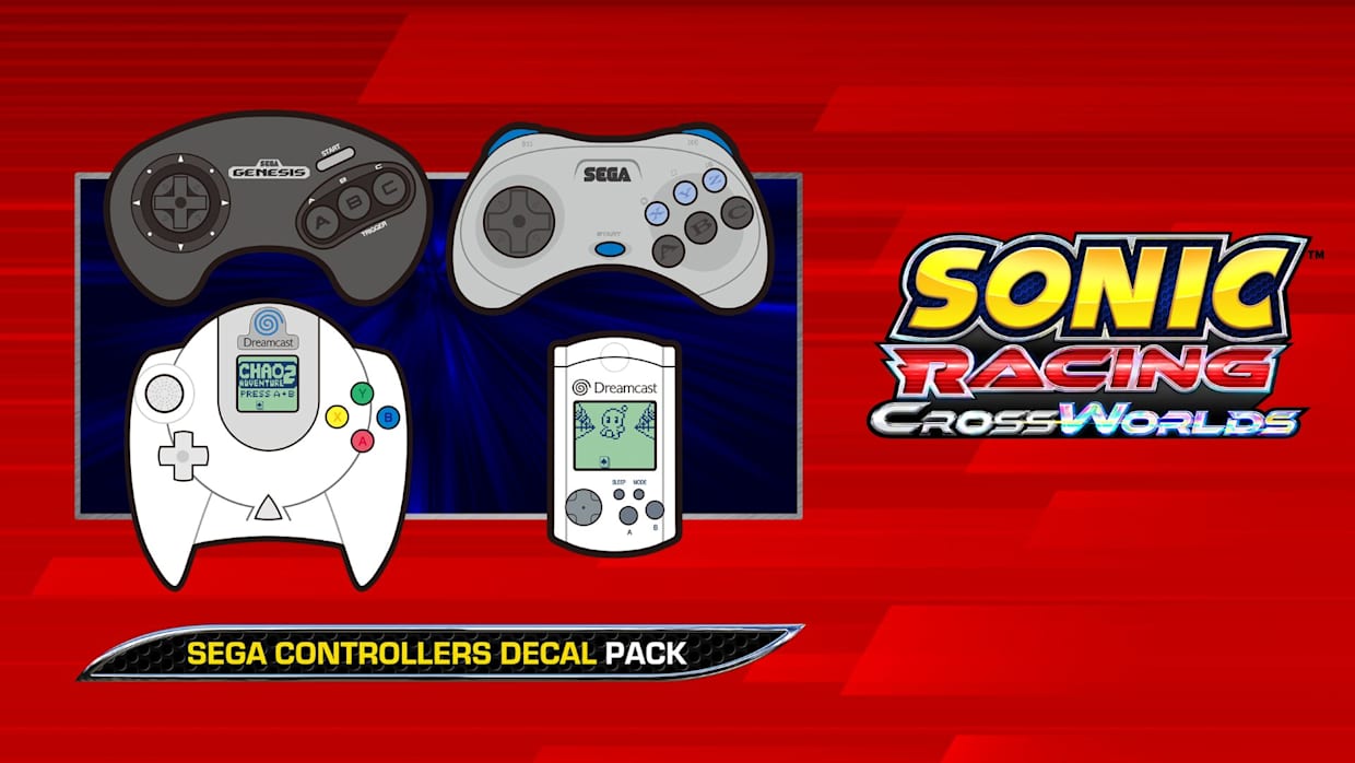 Sonic Racing: CrossWorlds - SEGA Controllers Decals Pack for Nintendo ...