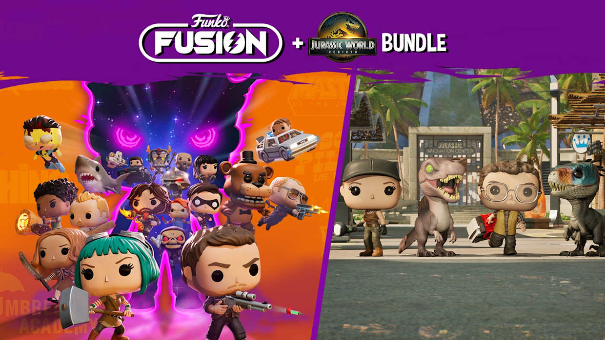 Funko Fusion and Jurassic World Rebirth DLC Bundle for Nintendo