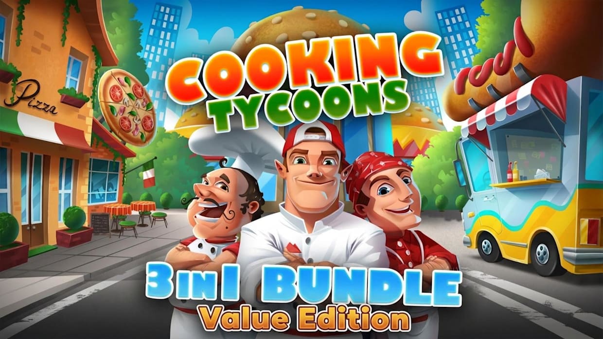 Cooking Tycoons - 3 in 1 Bundle Value Edition for Nintendo Switch ...