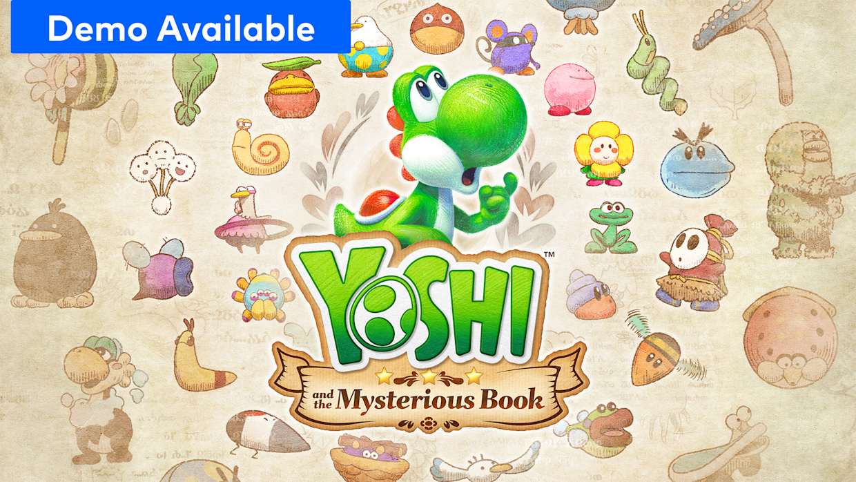 ゲームキャラクター Yoshi Nintendo 2019ver Yoshi and the Mysterious Book – Nintendo Switch 2 Exclusive