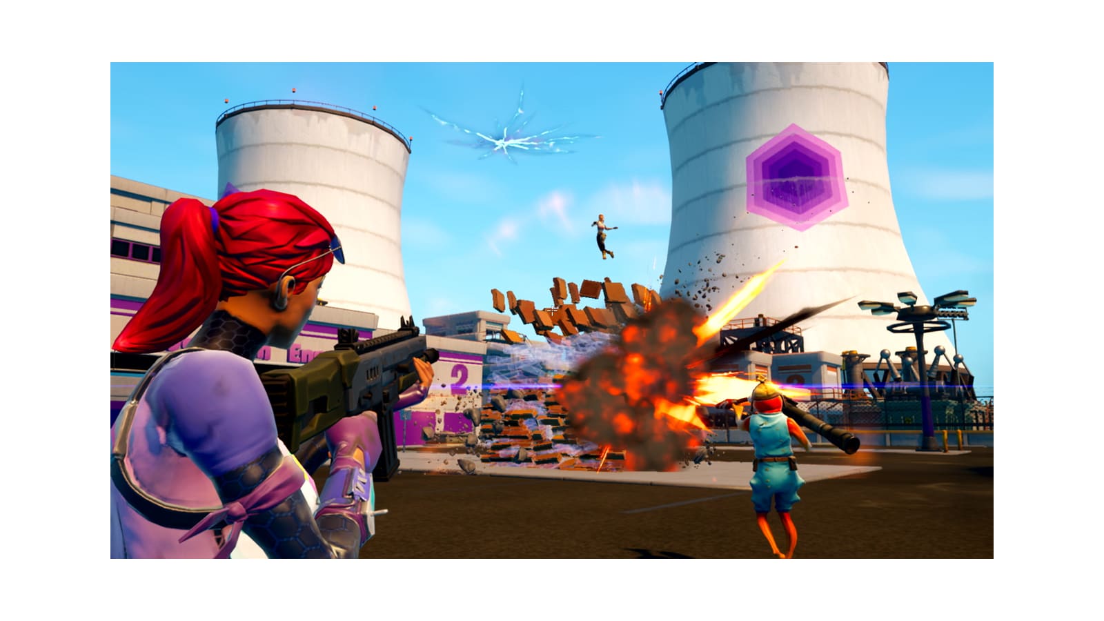 Fortnite Festival key art showing an animated character performing on a music stage
