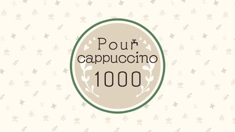 Pour cappuccino 1000