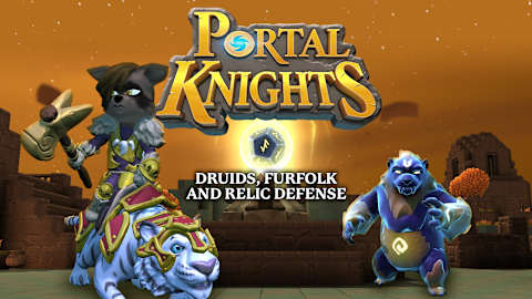 Portal Knights - Druidas, Povo Peludo e Defesa de Relíquia