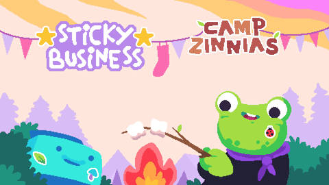 Sticky Business: Camp Zinnias