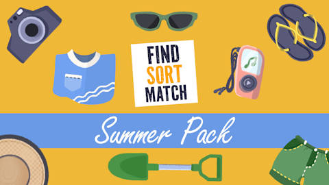 Find Sort Match - Summer Pack
