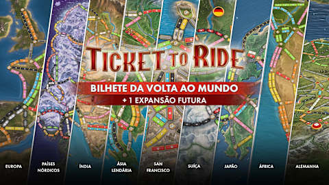Ticket to Ride®: Bilhete da Volta ao Mundo
