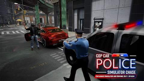Cop Car Police Simulator Chase - Car games simulator & driving: Duty Officer