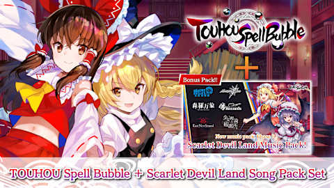 TOUHOU Spell Bubble + Scarlet Devil Land Song Pack Set