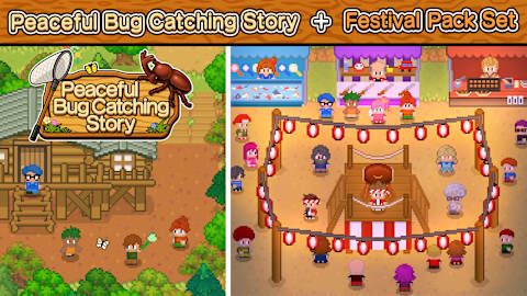 Peaceful Bug Catching Story + Festival Pack Set