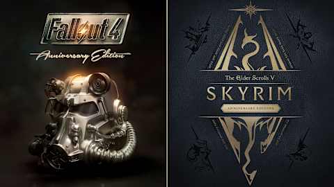 Pacote The Elder Scrolls V: Skyrim Anniversary Edition + Fallout 4: Anniversary Edition