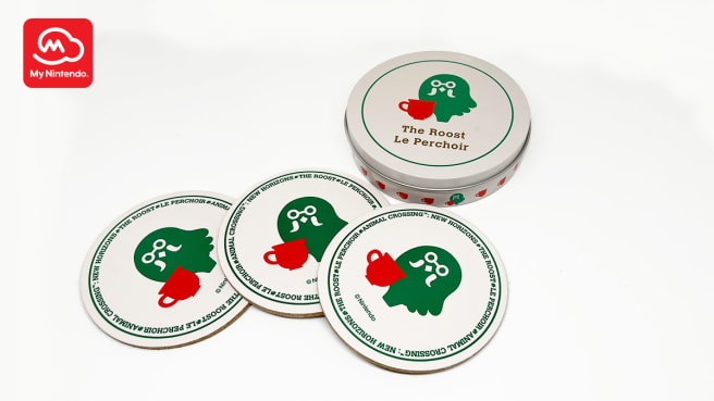 Animal Crossing: New Horizons Brewster coasters.