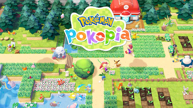 Pokémon Pokopia cozy village scene