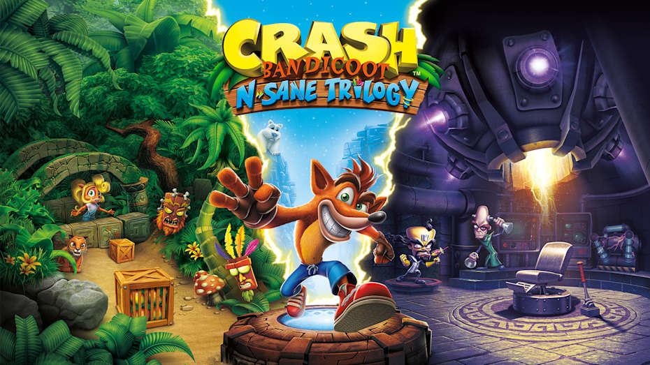 Crash Bandicoot game artwork
