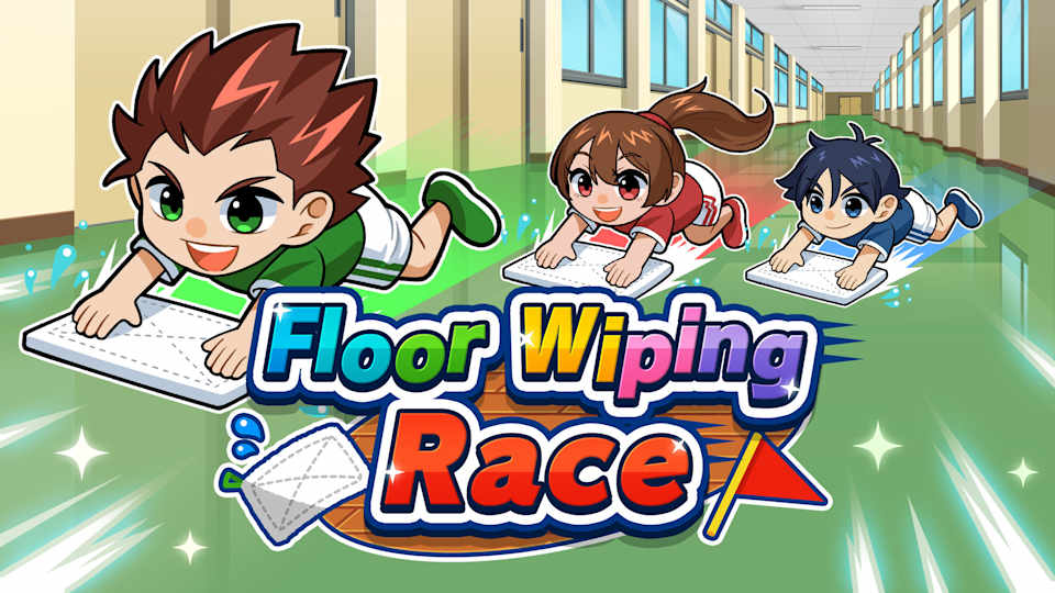 Floor Wiping Race