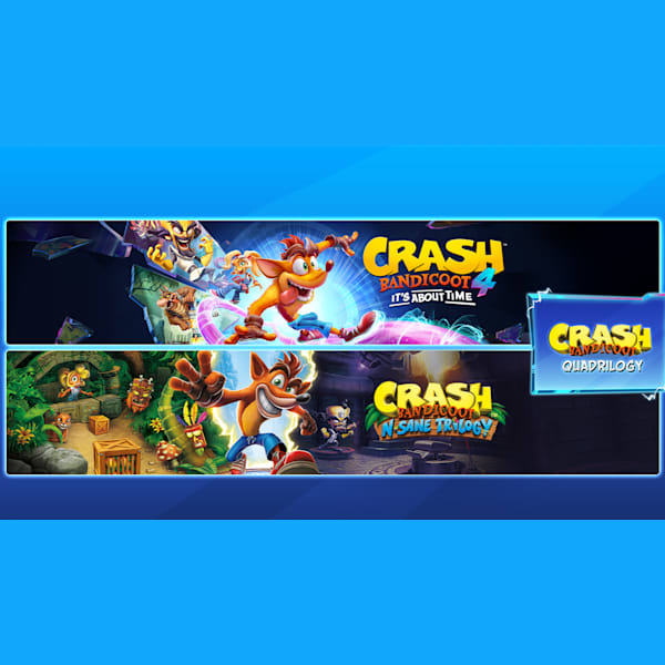 Crash Bandicoot — Quadrilogy Bundle on Switch — price history, screenshots,  discounts • Brasil