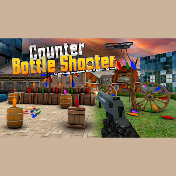 Bottle target shooting game deals