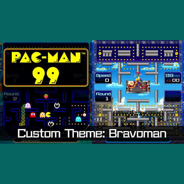 PAC-MAN 99 Bravoman Theme Gameplay 