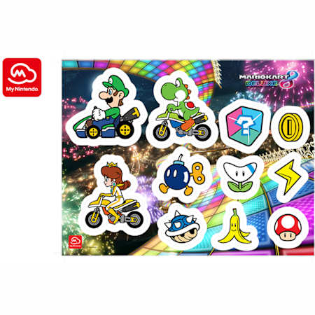 Set De Badges Mario Kart 8 – 1 Grand Et 4 Petits Badges Pour Décorer Sacs, Vêtements Ou Cahiers – Cadeau Sympa Pour Fans De Jeux Vidéo