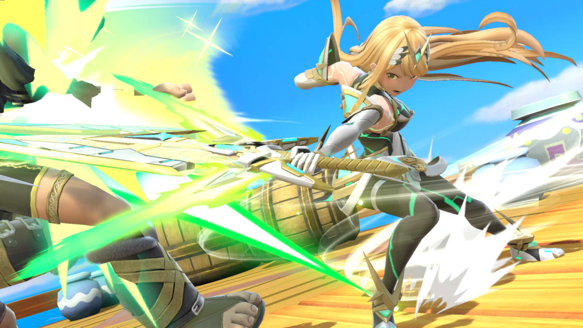 Team Up With The Newly Added Two In One Fighter Pyra Mythra In Super