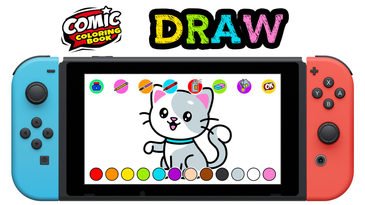 Comic Coloring Book DRAW for Nintendo Switch   Nintendo