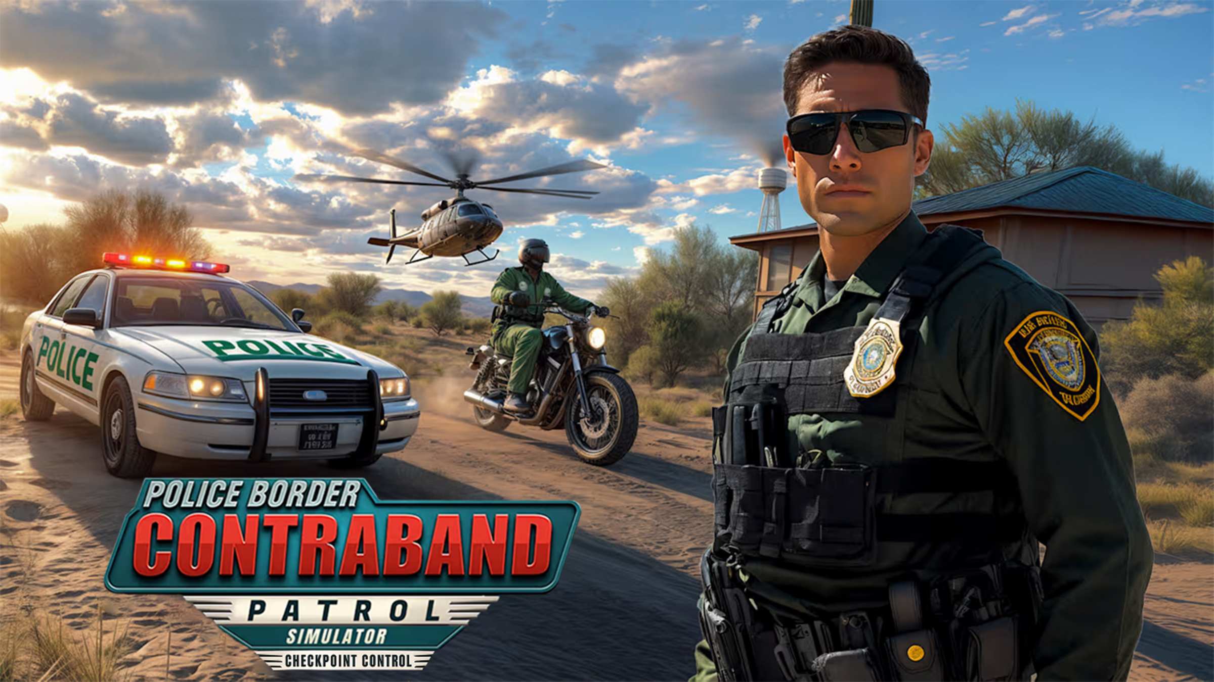 POLICE BORDER CONTRABAND PATROL SIMULATOR: Checkpoint Control para ...