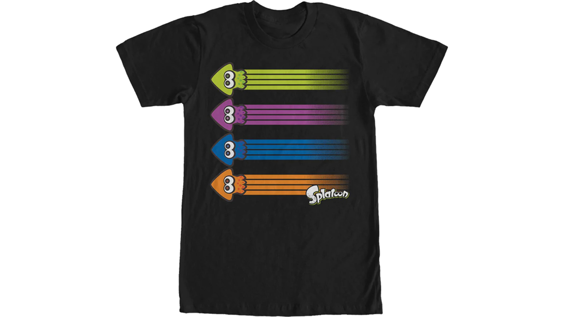 Splatoon Inkling Squid Rainbow T-Shirt - Nintendo Official Site