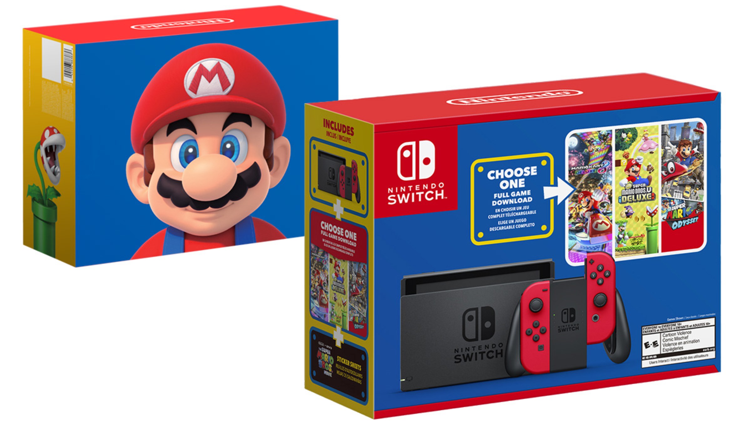 Nintendo Switch™ Mario Choose One Bundle - Site officiel Nintendo