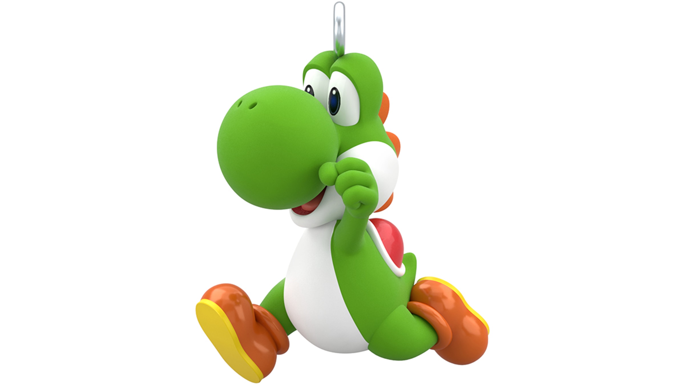 Mini Nintendo Super Mario Yoshi Ornament, 0.876" - Nintendo Official