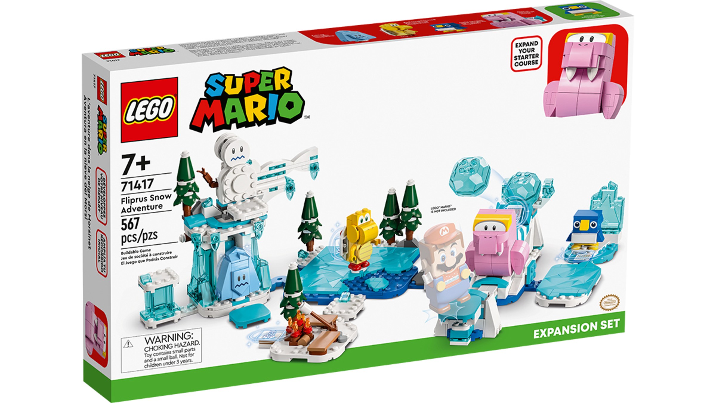 LEGO Super Mario: Filprus Snow Adventure Expansion Set (71417) – The Red  Balloon Toy Store