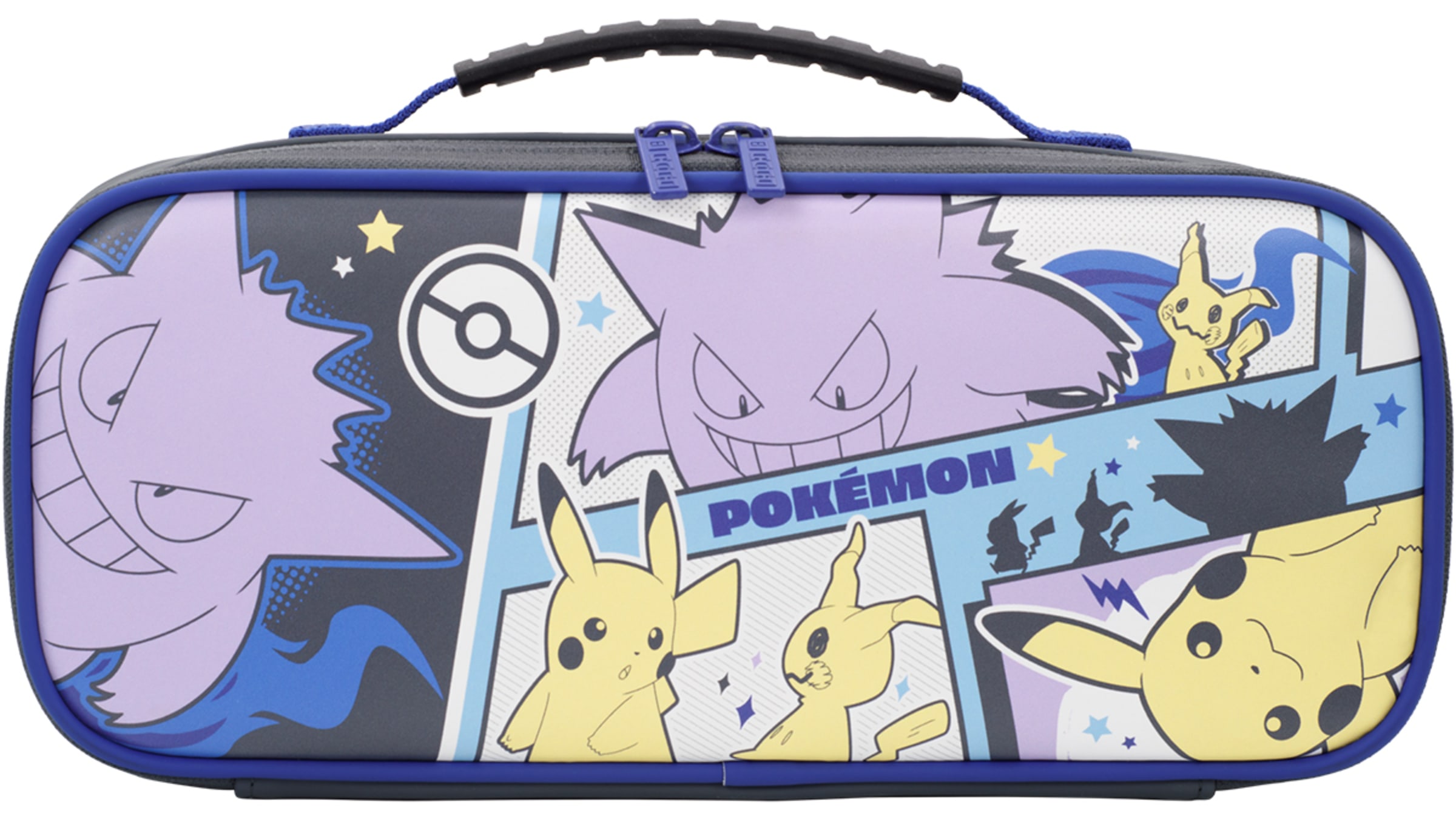 Cargo Pouch for Site Gengar Pikachu, Switch™ - - Compact Nintendo Nintendo Official & Mimikyu